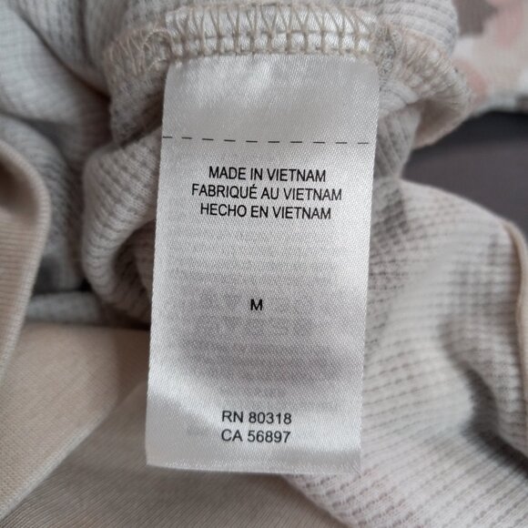 Lucky Brand Pink Camo Thermal Sweatshirt Size M - Picture 6 of 10